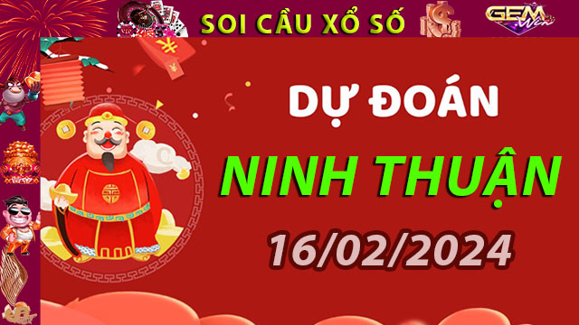 Soi cầu xổ số Ninh Thuận 16/02/2024 – Dự đoán XSMT tại Taigem