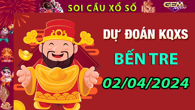 Giải mã lô đề Bến Tre ngày 02/04/2024– Dự đoán XSBT cùng Taigem8.win