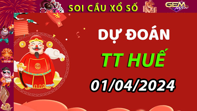 Soi cầu KQXS TT Huế 01/04/2024 – Chốt cầu lô chính xác trên Taigem8